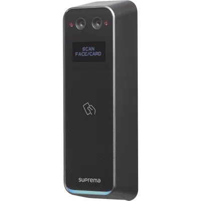 Lector Biométrico Facial (compatible solo con BIOSTARAIR) / lector de tarjetas Prox EM, mifare, Tarjetas Virtuales por Bluetooth / con protección IP67, IK08