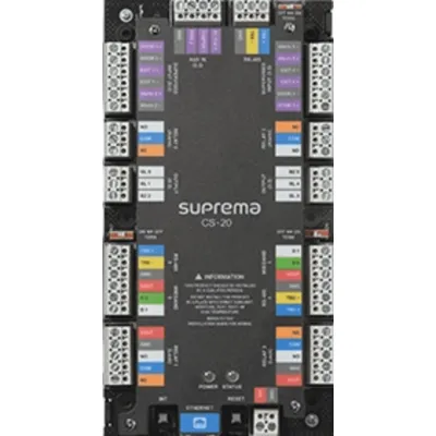 CoreStation (CS20P) Panel de Control de Acceso /para 2 puertas / PoE / 2 entradas wiegand / Conexion lectores esclavos por RS485