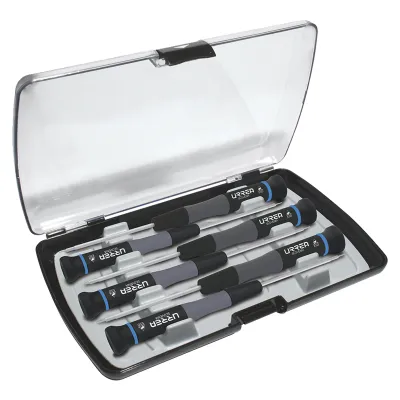 Juego de 6 destornilladores ESD torx en caja plástica de precisión