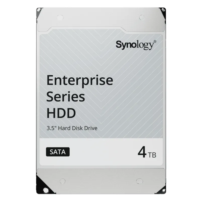Disco Duro SATA de 3,5" Serie Plus / Capacidad 4TB / Interfaz SATA 6 GB/s / Tecnología CMR / MTBF de 1,2 Millón de Horas / Carga de Trabajo de 180 TB/año / Compatible con Synology DSM