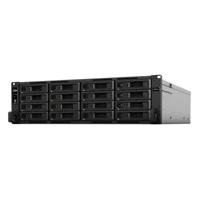 Servidor de Almacenamiento Synology RackStation RS4021xs+ | 16 Bahías | Procesador Intel Xeon D-1541 de 8 Núcleos | Memoria 16 GB Ampliable a 64 GB | RAID F1, 0, 1, 5, 6, 10 | 403,000 IOPS | 6,200 MB/s Lectura Secuencial | Energía Red