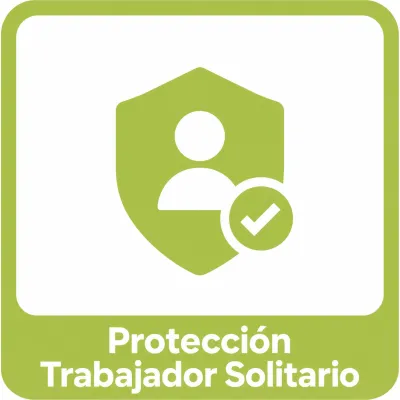 Servicio de Trabajador Solitario TASSTA / 12 Meses / Man Down, No Movement y Periodic Check / Cumple DGUV 112-139 / Requiere TFLEXSMART