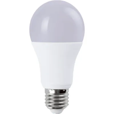 Foco LED A19 / 14 W / 1301 lm / Luz de Día 6500 K / Rosca E27 / IRC 80 / 15000 h / No Atenuable / NOM-030