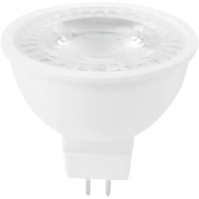 Lámpara LED MR16 / 6 W / 550 lm / 3000 K Luz Cálida Brillante / Base GX5.3 / IRC 80 / 15000 h de Vida / 100-240 V / No Atenuable / Certificación NOM-030