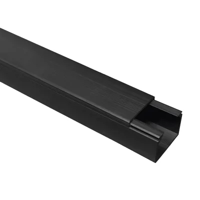 Canaleta TMK 1720 Color Negro con Cinta Adehsiva, 5 Ft. De Largo (1.5 m), Para uso en Exterior con Bajo Voltaje (5201-21362)