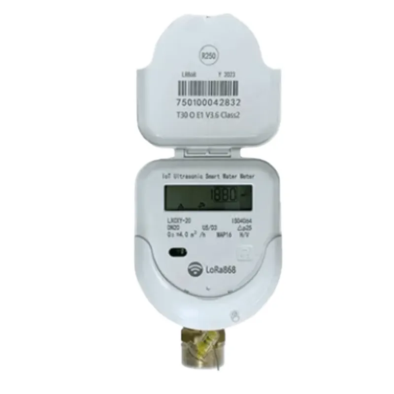 Medidor Ultrasónico de Agua LoRaWAN / 3/4 Pulgada / Smart Metering y Telemetría para BMS / Válvula Integrada / IP68 / Bidireccional / LCD 9 Dígitos