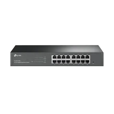 Switch Escritorio Easy Smart de 16 puertos 10/100/1000 Mbps / IGMP para Vigilancia / Calidad en el Servicio (QoS) / Gestión GUI
