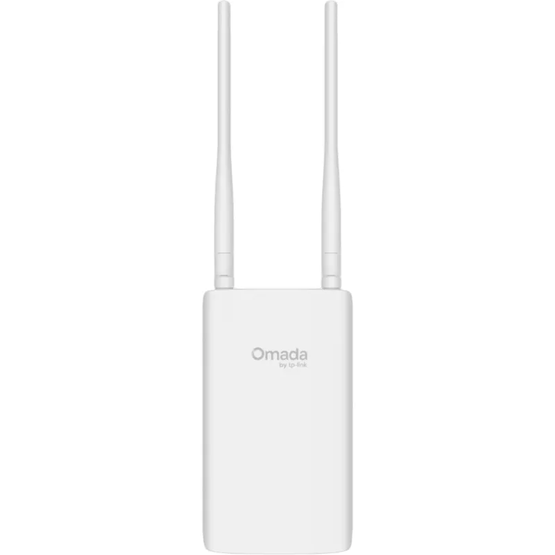 Access Point Inalámbrico Omada Interior/Exterior / AX1800 Wi-Fi 6 Doble Banda 4-Stream / Hasta 1.8 Gbps / 2 Antenas Externas Desmontables / IP65 e IP66 / Protección contra Rayos 6 kV / Puerto Gigabit PoE+ / Omada SDN