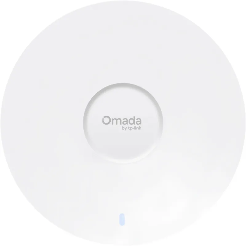 Access Point Techo Wi-Fi 6 AX5400 / 6-Stream Dual-Band / 4804 Mbps 5 GHz + 574 Mbps 2.4 GHz / Puerto 2.5G PoE+ / 160 MHz MU-MIMO OFDMA 1024-QAM / Montaje Techo-Pared / Omada SDN