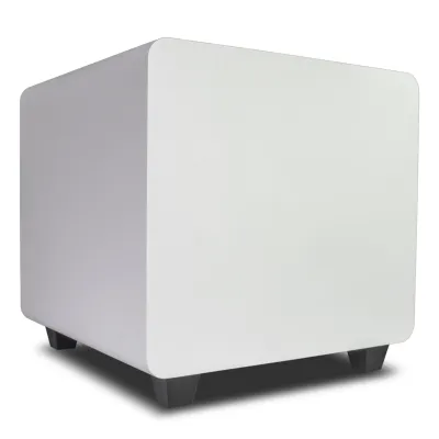 Subwoofer Activo de 10in | Diseño Down-Firing | 300W RMS | Recinto Sellado | Acabado Blanco