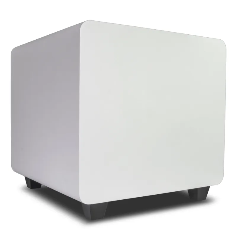 Subwoofer Activo de 12in | Diseño Down-Firing | 500W RMS | Recinto Sellado | Acabado Blanco