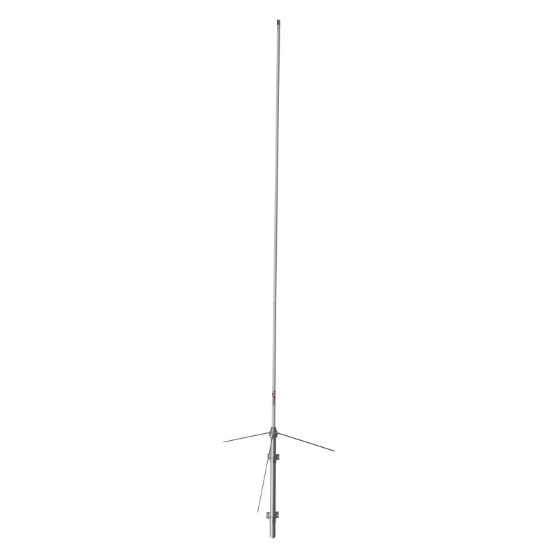 Antena Fibra de Vidrio en VHF para 136-174 MHz, 6.7 dB de ganancia, 5 MHz de ancho de banda, 200 Watt.