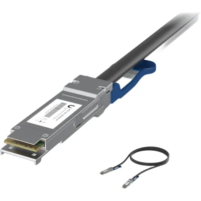Cable de Conexión Directa DAC de 1 metro QSFP28 100/40 Gbps, Ideal para Switches UniFi