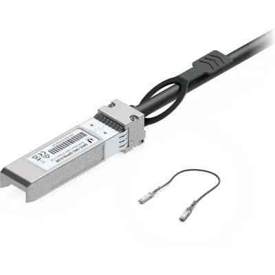 Cable de Conexión Directa DAC de 0.5 metros SFP28 25/10/1 Gbps, Ideal para Switches UniFi