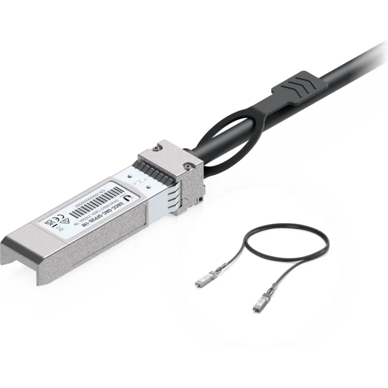 Cable de Conexión Directa DAC de 1 metro SFP28 25/10/1 Gbps, Ideal para Switches UniFi