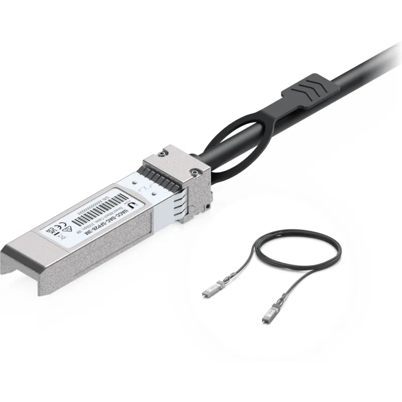Cable de Conexión Directa DAC de 3 metros SFP28 25/10/1 Gbps, Ideal para Switches UniFi
