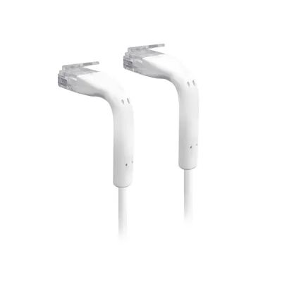 UniFi Patch Cable Cat6 Ultradelgado GbE con Botas Flexibles, Color Blanco, 2 m