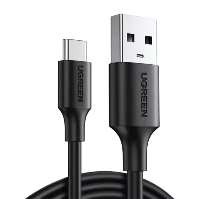 Cable USB-A a USB-C | 2 Metros | Carga y Sincronización de Datos | Carga Rápida 60W | Datos 5 Gbps | QC 3.0/2.0 | FPC | AFC | Protección Integrada | Duradero y Flexible| Caja ABS | Cubierta de TPE | Color Negro.