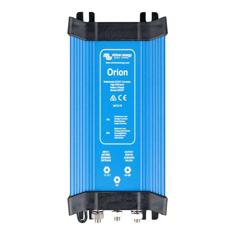 Convertidor/Cargador de baterías DC-DC Orion 24/12-70A / No Aislado / 70 A / Para Aplicaciones Móviles