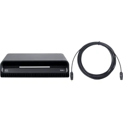 Amplificador de Audio Streaming VSSL MA1 125W Clase D | 2 Canales | AirPlay 2 + Google Cast | Bluetooth 5.3 | HDMI eARC | Cable Óptico Toslink 4.6 m (15 ft) | Multiroom Audio