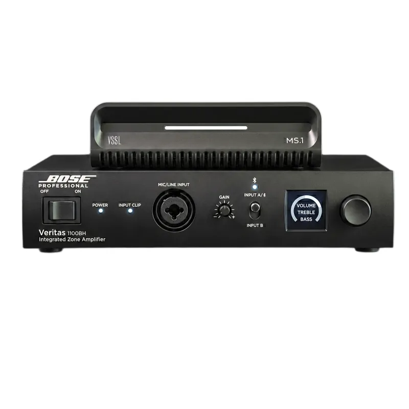 KIT Amplificador Veritas 1100BH y Streamer de Audio Modular MS.1 | PoE + USB-C | HDMI eARC + Óptica + RCA | Bluetooth LE Audio | WiFi | Control4-Crestron-Elan-RTI-URC-Savant-Lutron | AirPlay2-GoogleCast-SpotifyConnect