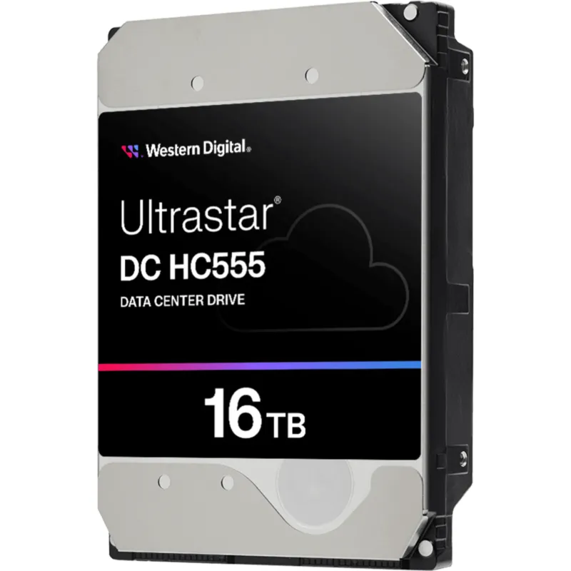 Disco Duro Empresarial WD Ultrastar HC555 / 16TB / SATA 6Gb/s / 7200 RPM / HelioSeal / CMR