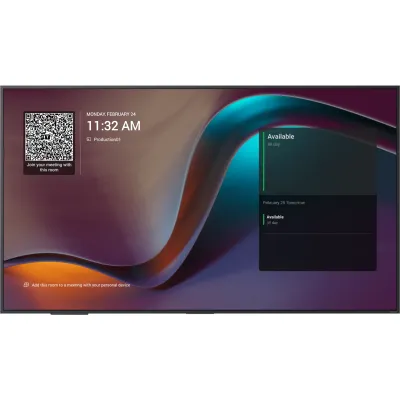 Pantalla Profesional Yealink MeetingDisplay 55 de 55 Pulgadas con Resolución 4K UHD para Salas Microsoft Teams Rooms y Modo General