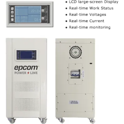 Regulador de Voltaje Industrial Trifásico 15 kVA/12 kW 220/110 V / Entrada 220 ±20% Vca / Estabilización Ajustable de ±1% a ±5%