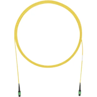 Cable de Interconexión de 12 Fibras Ópticas Monomodo OS2, de PanMPO Hembra a PanMPO Hembra, Polaridad A, LSZH, de 1.5 Metros (4.92 Pies)