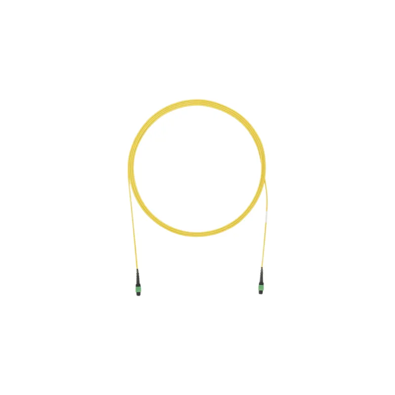 Cable de Interconexión de 12 Fibras Ópticas Monomodo OS2, de PanMPO Hembra a PanMPO Hembra, Polaridad A, LSZH, de 1.5 Metros (4.92 Pies)