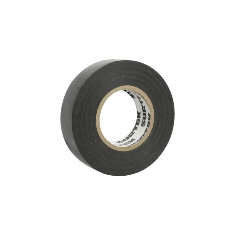 Cinta para aislar negra de 19 mm x 18 metros / Fabricada en PVC / Adhesivo acrílico.