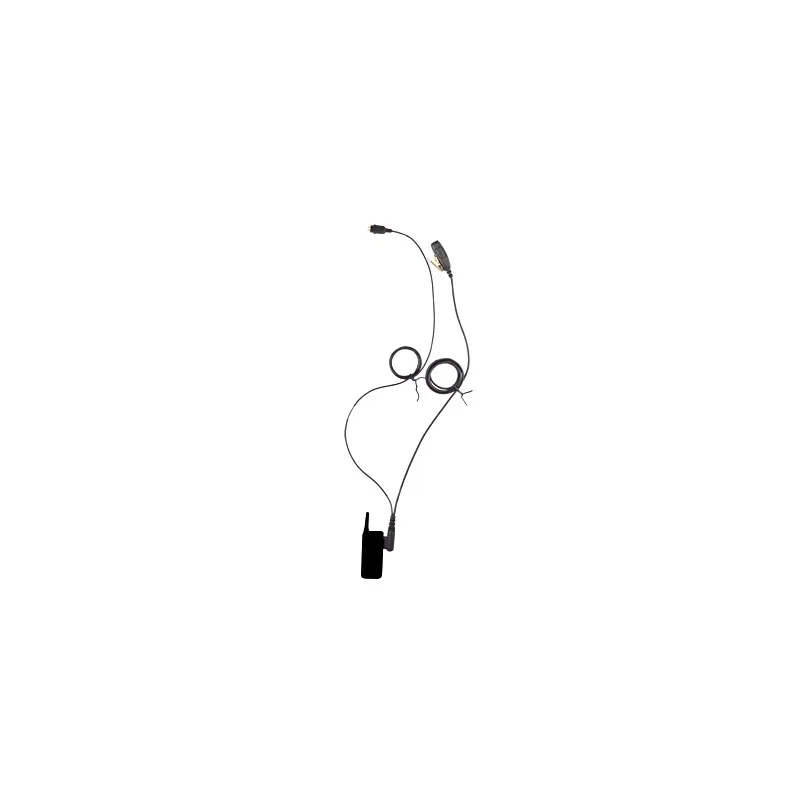 Kit de Vigilancia LOC de 2 Cables / Reforzado con Kevlar / Compatible ICOM IC-F3003/4003/3013/4013/3021/4021