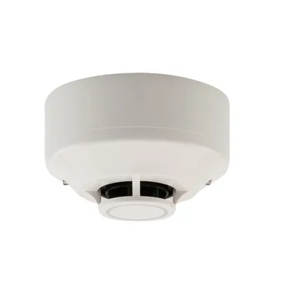 Detector de calor inalámbrico direccionable de temperatura fija a 135 °F, serie SWIFT, con base incluida
