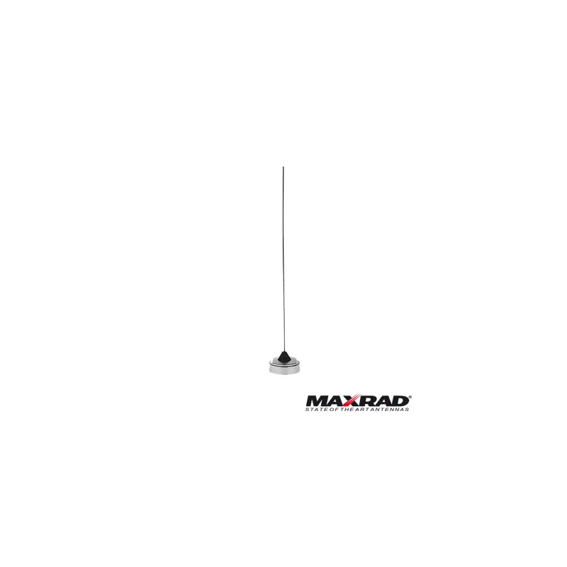 Antena Móvil VHF Con Tuerca Cromada, Rango de Frecuencia 152 - 162 MHz
