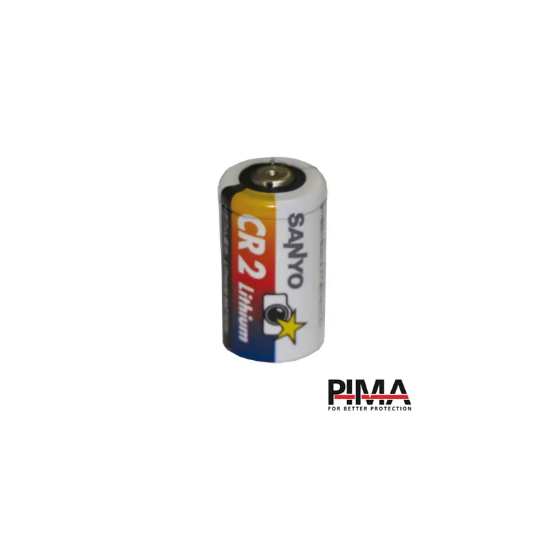 Batería de Litio CR2 / 3V / 850 mAh / No Recargable / Sello Hermético Vidrio-Metal / Operación -40°C a +60°C