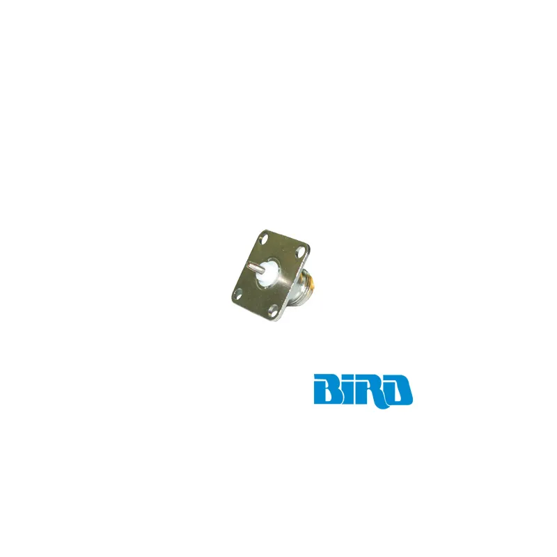 Conector N Hembra de Cambio Rápido / Wattmetro BIRD 43, 4304, 4 perforaciones a 18 mm, Níquel/ Plata/ Teflón.â€‹