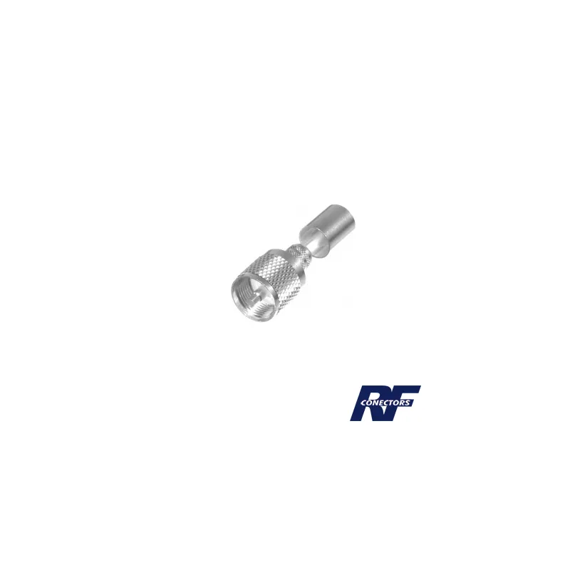 Conector UHF macho (PL-259) de anillo plegable para RG-8, BELDEN 8237, RG-213/U, 8267.
