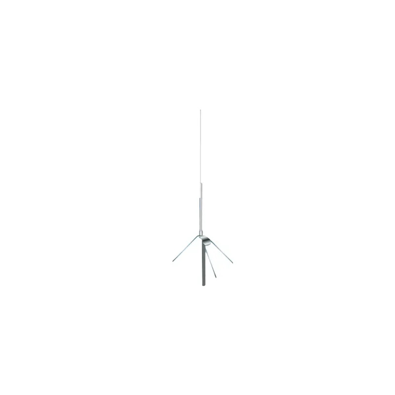Antena Base VHF, de Aluminio/Fibra de Vidrio , Rango de Frecuencia 148-174 MHz, 3dB de Ganancia