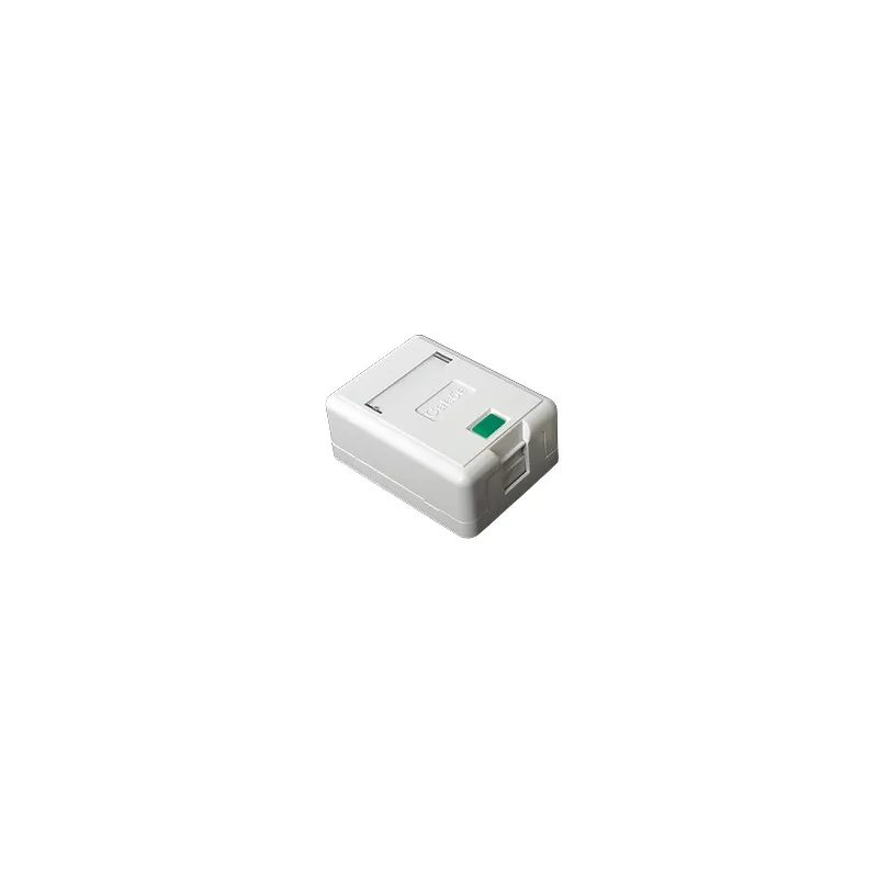 Caja de pared con 1 puerto Keystone, no incluye jack