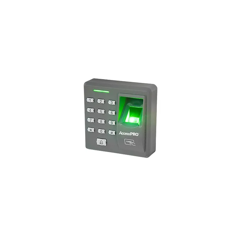 Lector Biométrico de Huella y Proximidad / 500 Huellas 500 Tarjetas / Teclado / Autónomo / Salida Relevador / Control de Acceso