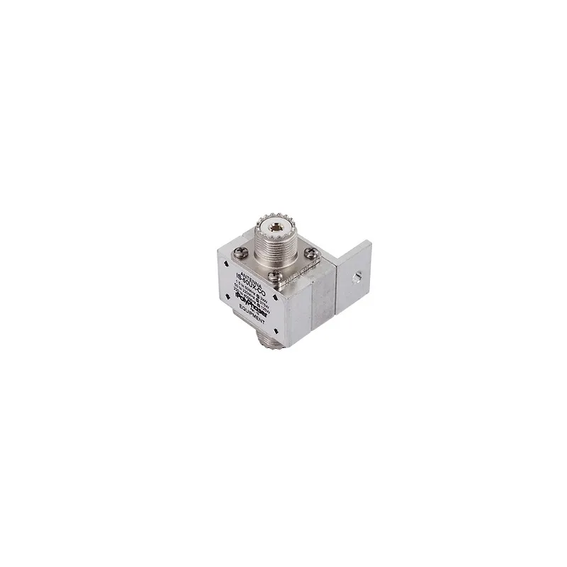 Protector RF Coaxial Contra Descargas Atmosféricas Para 1.5 a 700 MHz Con Ceja Lateral y Conectores UHF Hembra