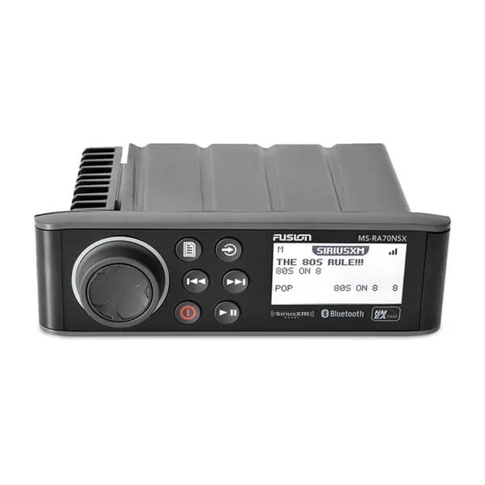 Sistema de Audio Marino MS-RA70 / Pantalla LCD Monocroma 2.6" / Tecnología Multi-Zone™? 2 Zonas / Potencia Pico 200 W / Bluetooth® y ANT® / Compatible con SiriusXM y DAB+ / IPX7 / USB para Actualizaciones - Image 5