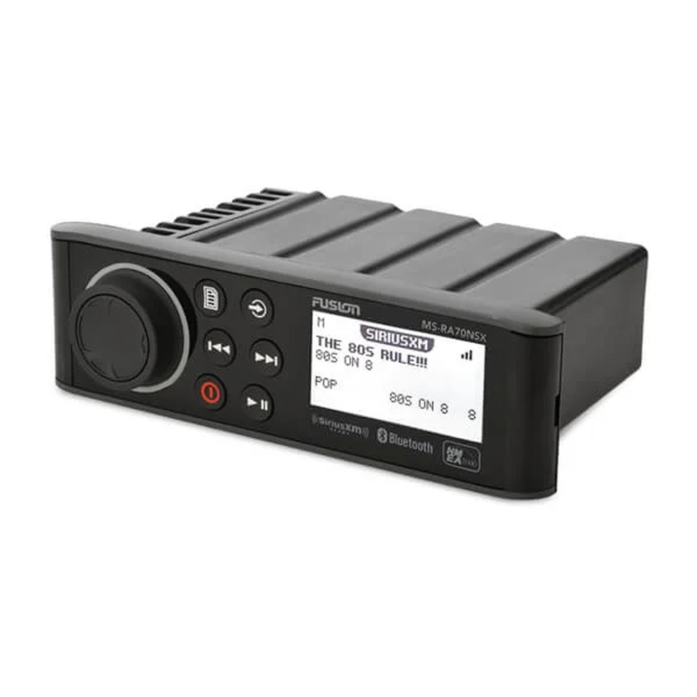 Sistema de Audio Marino MS-RA70 / Pantalla LCD Monocroma 2.6" / Tecnología Multi-Zone™? 2 Zonas / Potencia Pico 200 W / Bluetooth® y ANT® / Compatible con SiriusXM y DAB+ / IPX7 / USB para Actualizaciones - Image 4