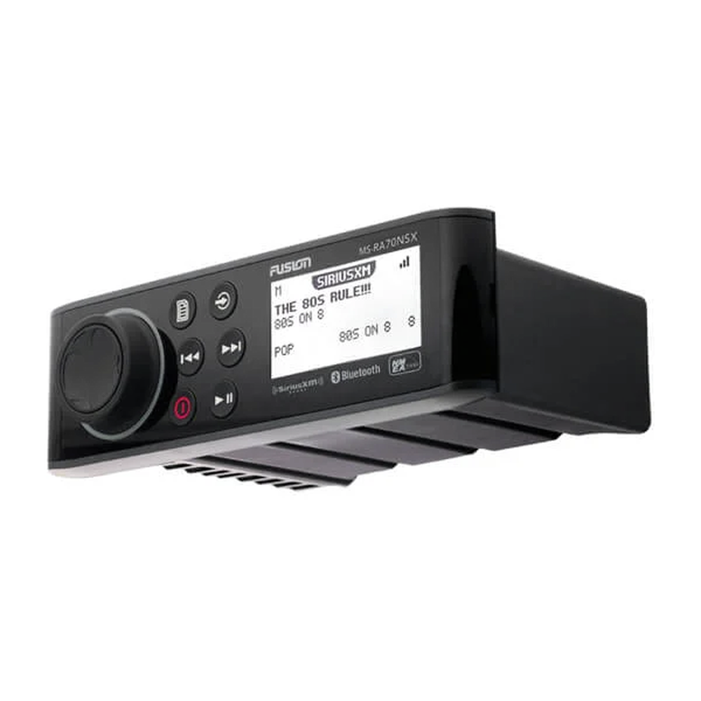Sistema de Audio Marino MS-RA70 / Pantalla LCD Monocroma 2.6" / Tecnología Multi-Zone™? 2 Zonas / Potencia Pico 200 W / Bluetooth® y ANT® / Compatible con SiriusXM y DAB+ / IPX7 / USB para Actualizaciones - Image 3