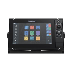 Pantalla Náutica 9 Pulgadas SolarMAX IPS / Procesador iMX 8 / Ecosonda Integrada 1kW CHIRP / GPS Incorporado / Conectividad Inalámbrica / Compatibilidad con Accesorios Simrad / Montaje Flush o Bracket / Incluye Mapa Mundial