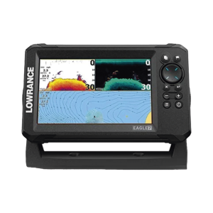 Eagle-7 ecosonda en pantalla horizontal IPS de 7 pulgadas, incluye transductor skimmer 50/200 kHz