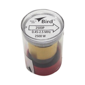 Elemento en línea 7/8" de 2500 W. para Wattmetro BIRD 43 en Rango de Frecuencia de 0.45 a 2.5 MHz.