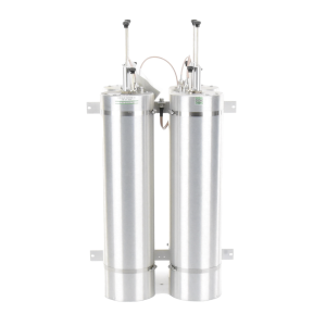 Duplexer Pasa Banda-Rechazo de Banda, 144-174 MHz, 4 Cavidades de 6.625" Diámetro, 500 KHz, 400 Watt, BNC Hembras.