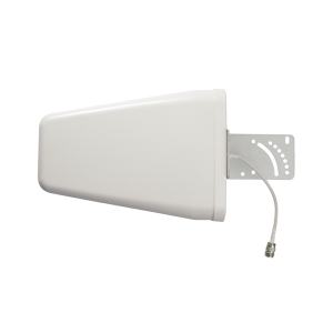 Antena Direccional de Banda Ancha de Alto Desempeño, 698-960 MHz / 1695-2700 MHz, conector N hembra. 50 Ohm de impedancia.