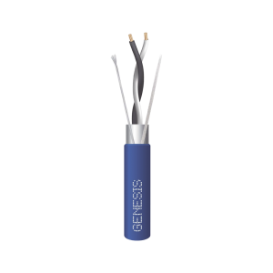 Bobina de 305 Metros (1000 Pies) / Cable 2 x 22 AWG / Color Azul / Blindado / Plenum / Trenzado para Aplicaciones de Transmisi?n de Datos a Alta Velocidad para Automatizaci?n, EIA-485, BACnet y Otros Sistemas de Comunicaci?n